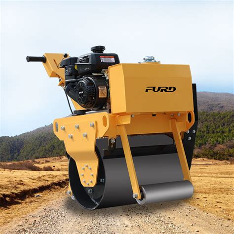 Walk Behind Single Drum Vibratory Pedestrian Roller Fyl 600 China