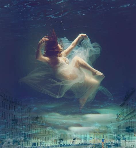 Woman in Dress Swimming Underwater · Free Stock Photo