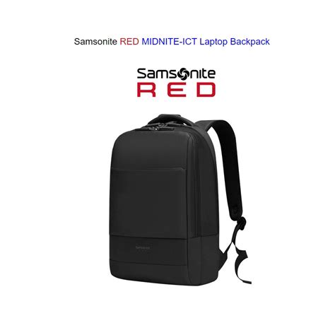 Jual Tas Ransel Kantor Pria Wanita Traveling Backpack Samsonite Red