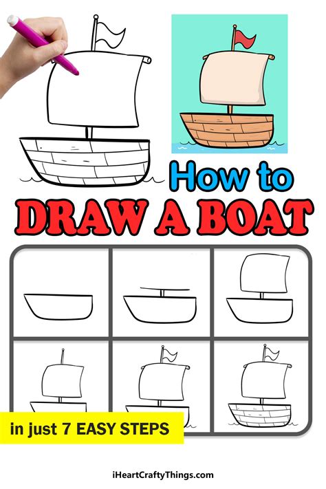 How To Draw Boat Drawing Easy Step By Stepshorts – Theme Route