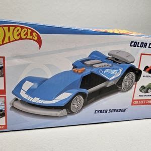 Mattel Toys Hot Wheels Car Color Crashers Cyber Speeder Large Motorized Lights Sounds Poshmark