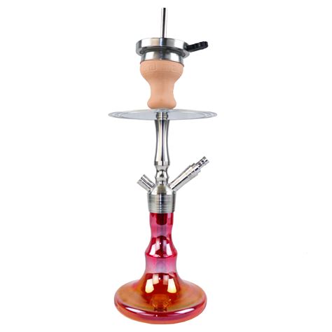 049 C Shisha 2er Stainless Steel Shining Red SW10827