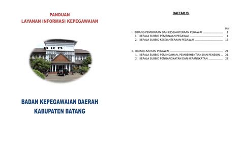 Pdf Daftar Isi Bkd Batangkab Go Idbkd Batangkab Go Id Wp Content