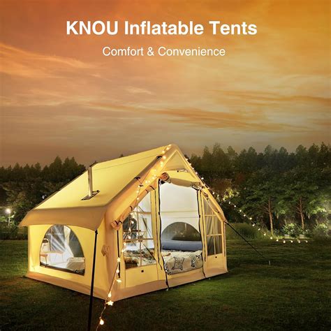 Inflatable Tent for Camping 2/4/6 People Large Blow Up Air Tents House