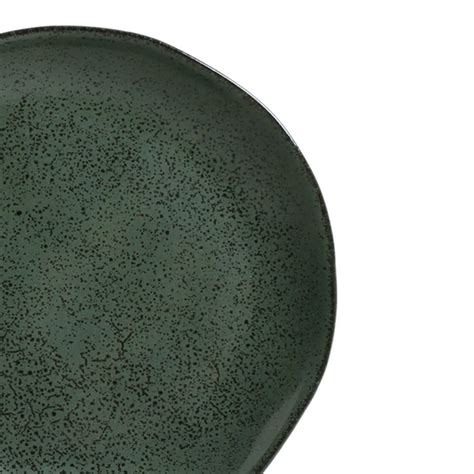 Prato Sobremesa em Cerâmica Orgânico Stoneware Arauco 19 5 cm 1 Unid