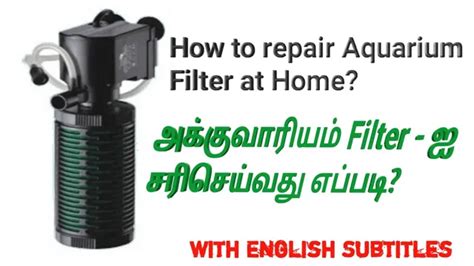 How To Fix Aquarium Internal Filter Step By Step Guide For Beginners