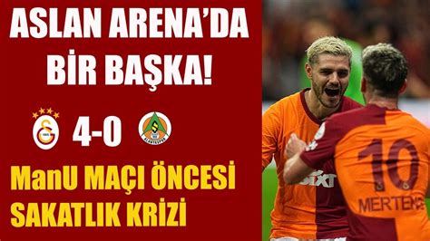 Galatasaray Alanyaspor Ma Sonu Canli Yayin Youtube