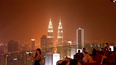 Kuala Lumpur night rooftop view of Petronas towers : r/backpacking