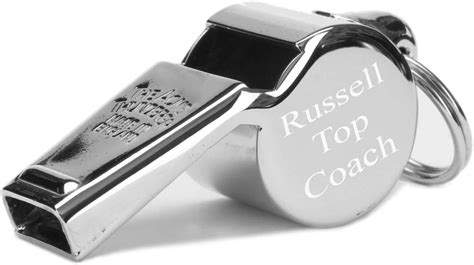 Personalised Engraved Acme Thunderer Referee Whistle In Gift Box