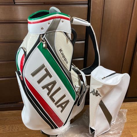 【新品】未使用品 タグ付き Kappa Golfカッパゴルフ キャディバッグ 95型 Italia 白の落札情報詳細 ヤフオク落札