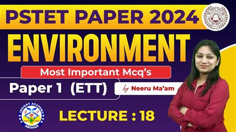 Pstet Evs Preparation Mcq Lecture Pstet Paper Punjab