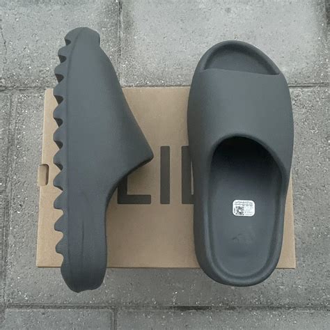 Slate Grey Yeezy Slides Size 11 Brand New Dont Depop