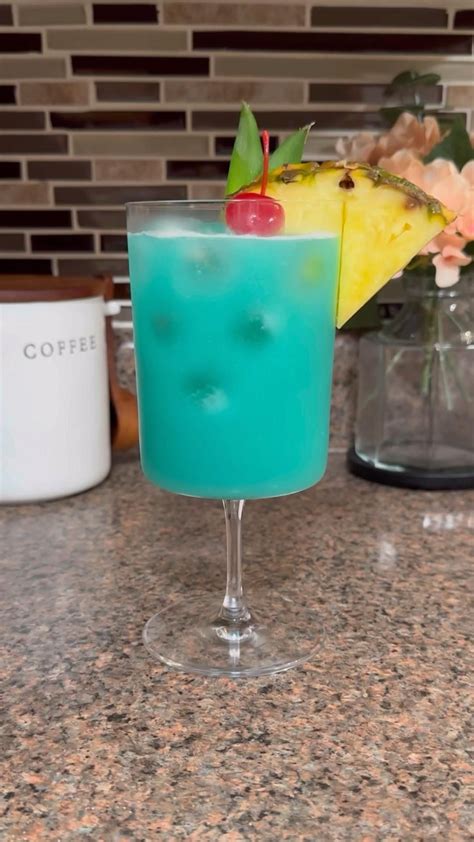 Electric Smurf Drink Malibu Rum Drink Artofit