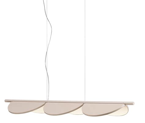 Almendra Linear S Pendant Lamp Flos Nude Nude FLOS F