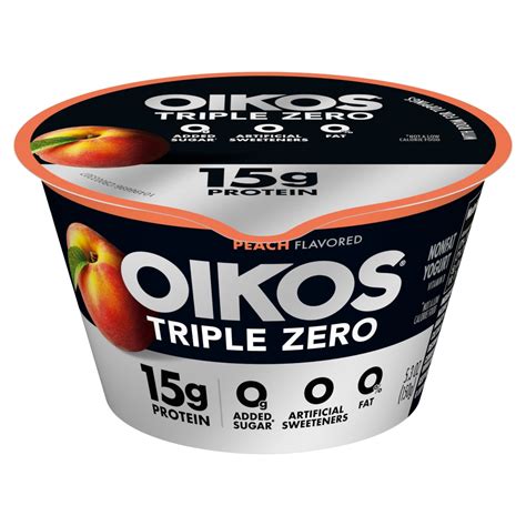 Oikos Triple Zero Plain Greek Yogurt Nutrition | Besto Blog