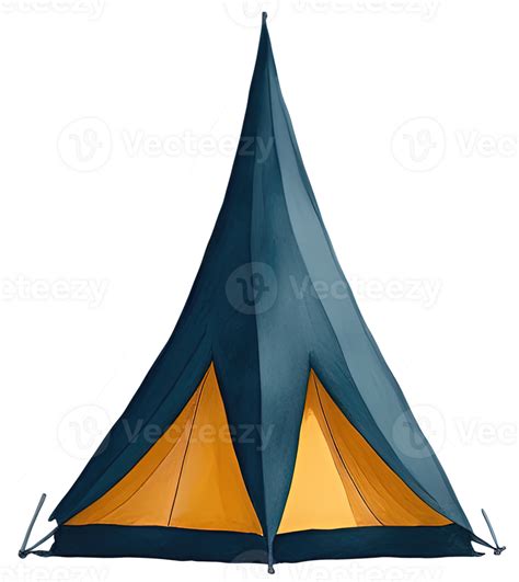 Watercolor Camping Tent 24679139 Png