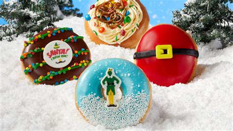 Krispy Kreme Is Decking The Halls With Elf-Themed Donuts