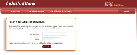 Indusind Credit Card Application Status Online By Customer Care Number