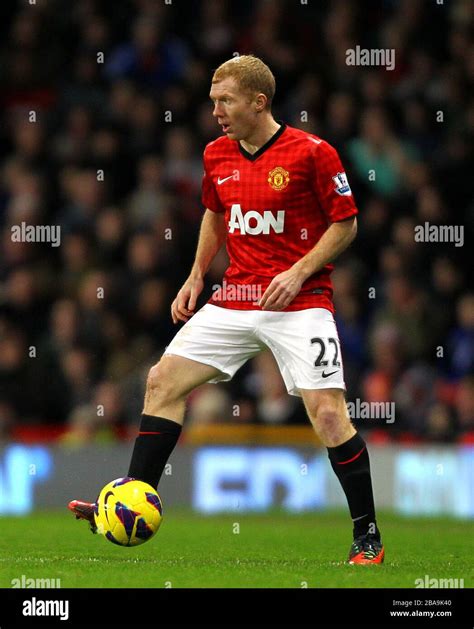 Paul Scholes Manchester United Stock Photo Alamy