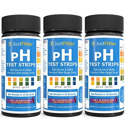 Buy Ph Test Strips 3 Bottles Test Alkaline And Levels In The Body