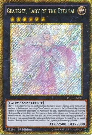 Beatrice Lady Of The Eternal Pgl En Gold Secret Rare Duelshop