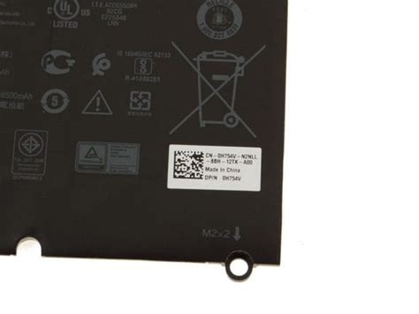 Dxgh8 Dell Oem Original Xps 13 9370 9380 Latitude 3301 4 Cell 52wh