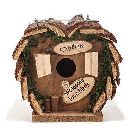 Wooden Birdhouse Garden Courtyard Wooden Bird Hous... – Vicedeal