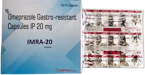 Omeprazole Gastro Resistant Capsules Ip Mg Packaging Size X