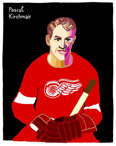 Gordie Howe By Pascal Kirchmair Famous People Cartoon Toonpool