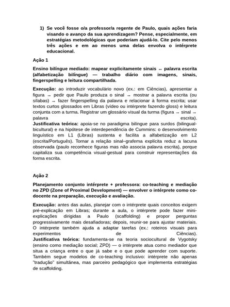 Qual O Objetivo Principal Do Ensino Bilíngue Para Surdos - Estratégias de Ensino Bilíngue para Surdos | PDF | Pedagogia | Aprendizado
