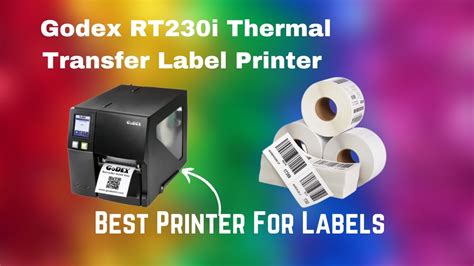 Godex Rt230i Thermal Transfer Label Printer 2024 Review Youtube