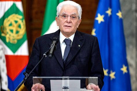 Italie Sergio Mattarella R Lu Pr Sident La Presse