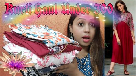 Affordable Trendy Meesho Kurti Sets Haul🥰 Tryon Haul💃 Starting Just Rs 290 😇 Meesho Youtube