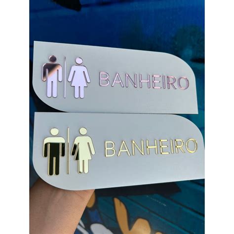 Placas Para Porta De Banheiro