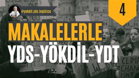 YDS YÖKDİL YDT İÇİN İNGİLİZCE MAKALE NASIL OKUNUR PARAGRAF VE