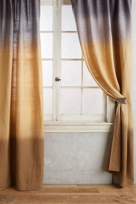 Ombre Dusk Curtain Dye Curtains Dip Dye Curtains Curtains