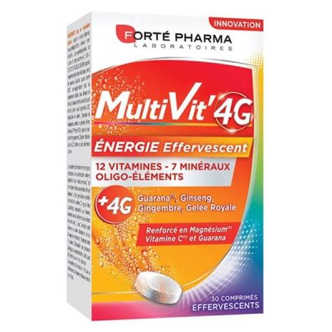 Multivit4g Energie Effervescent 30 Comprimés