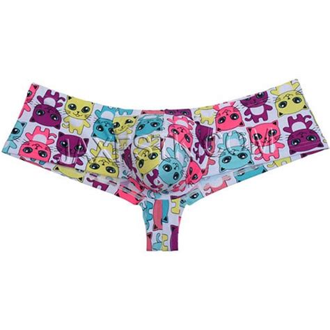 Fashion Men Cheeky Shorts Massclusive Brazilian Bikini Underwear Sexy