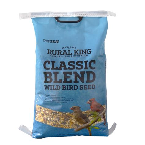 Rural King Classic Blend Wild Bird Seed, 20 lb. Bag | Rural King