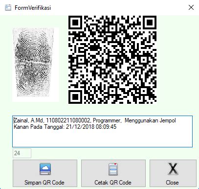 Membuat Tanda Tangan Barcode Pigura