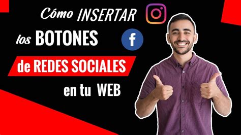 Insertar Botones De Redes Sociales A La Web Abajo Youtube