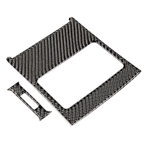 Buy Car Carbon Fiber Rear Air Vent Outlet Panel Cover Trim Fit For