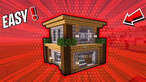 How To Build A Starter House In Minecraft How To Build A House In