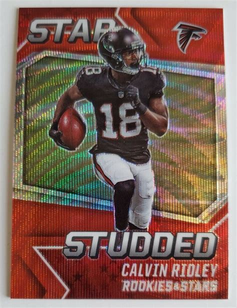 Panini Rookies Stars Star Studded Calvin Ridley Red Wave Prizm