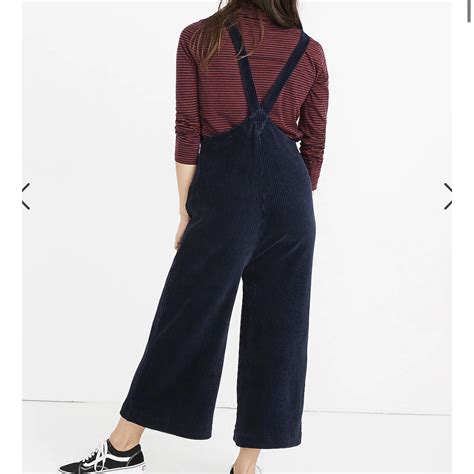 Madewell Texture And Thread Velour Corduroy Overalls Depop