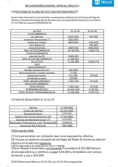 Parcial Eecc Estados Contables Eecc Studocu