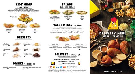 Delivery Menu Ottawa By Les R Tisseries St Hubert Lt E Issuu