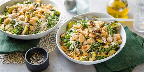 Roasted Brussels Sprouts Caesar Salad Plant Based Recipes