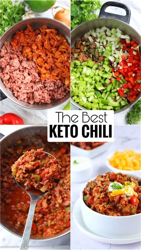 The Best Keto Chili Recipe Low Carb No Bean Chili