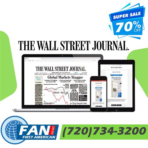 Wall Street Journal Digital Subscription Journal Of Wall Street